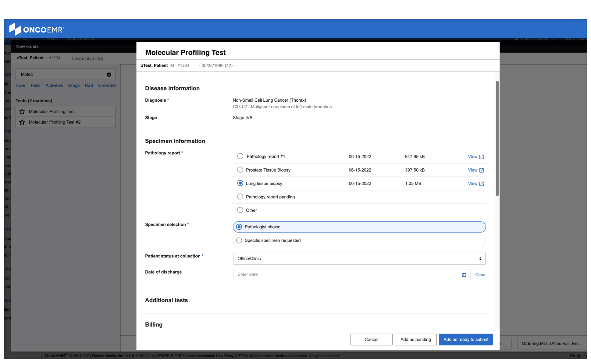 OncoEMR® Oncology EHR Software Flatiron Health
